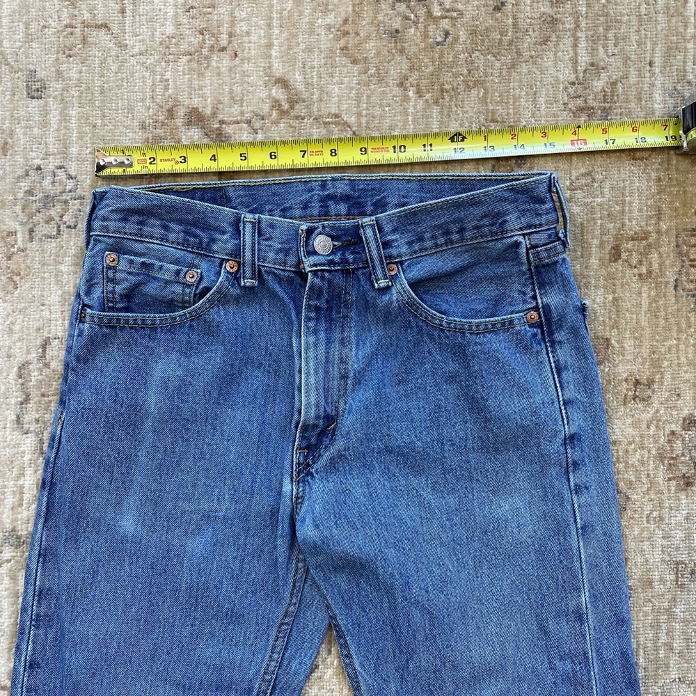 Vintage Levi’s 505 Staight leg Jeans Size 30 x 32 - Picture 7 of 11